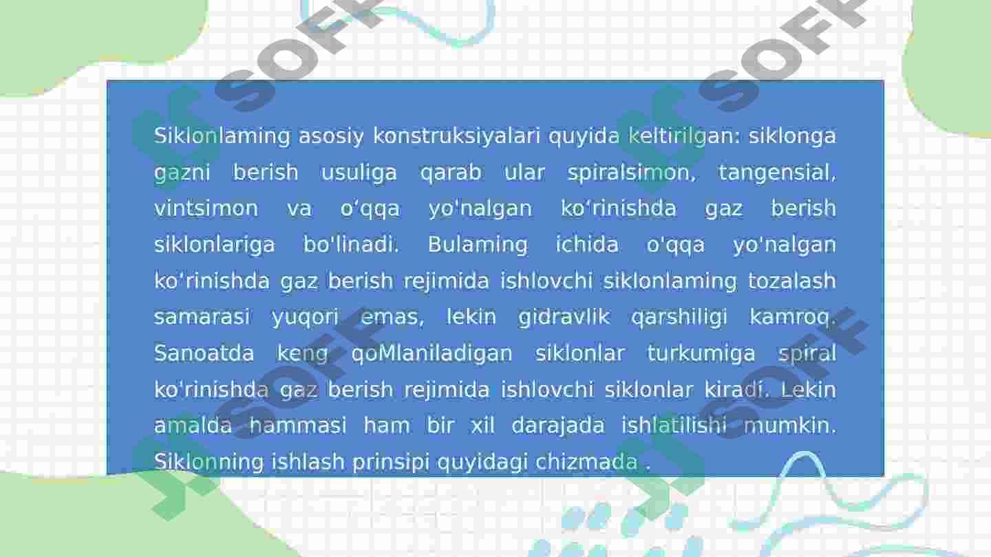 Gazlarni Filtir jarayoni 3