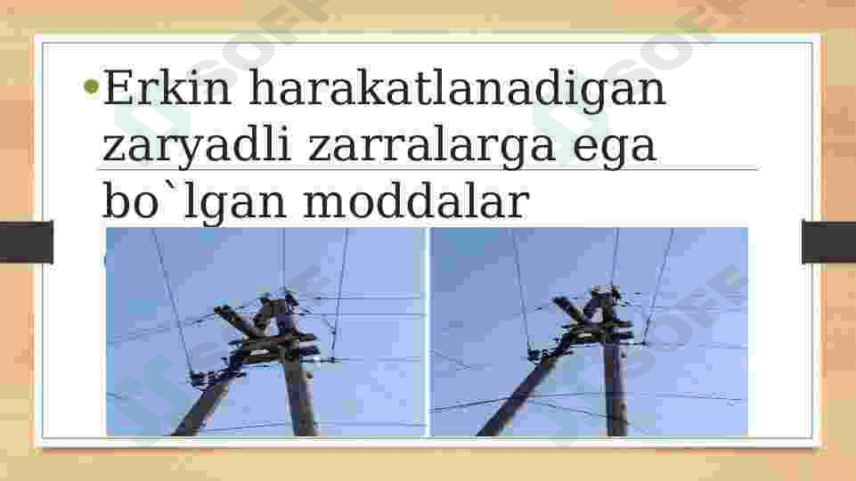 Elektr o`tkazgichlar 3
