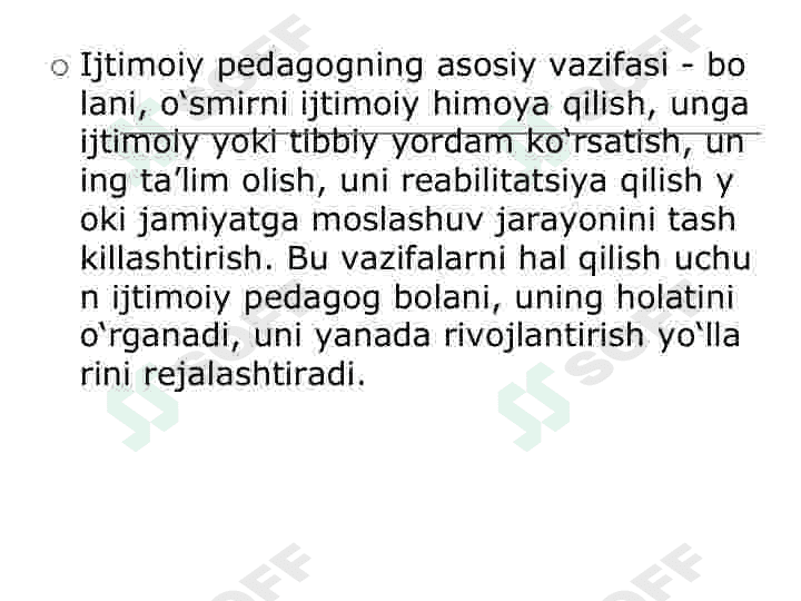 Ijtimoiy pedagogik faoliyat. Oila bilan olib boriladigan ijtimoiy -pedagogik faoliyat. 3