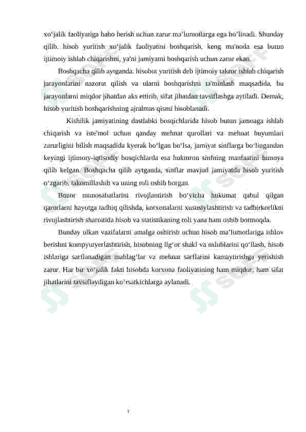 O'stirilayotgan va boquvdagi chorva mollarini hisobga olishning iqtisodiy mazmuni va vazifalari 3