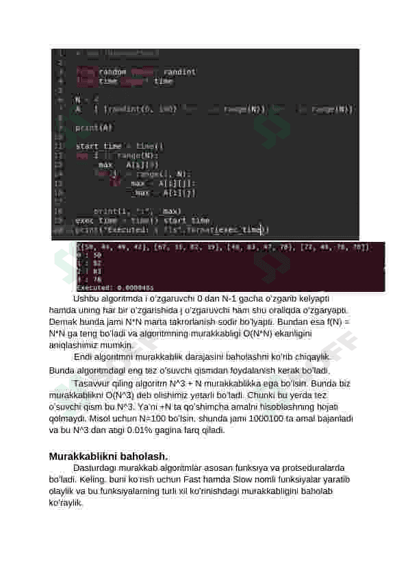 Murakkablikning statik va dinamik o’lchovlari. Vaqt bo’yicha va hajmiy qiyinchiliklar. 3
