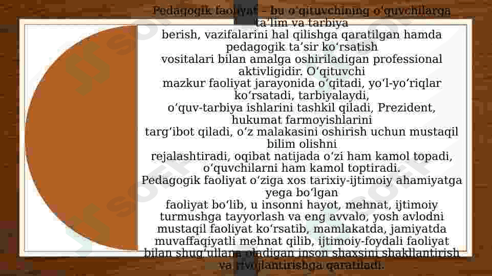 Ijtimoiy – pedagogik  faoliyat. Ijtimoiy pedagog va uning kasbiy sifati. 3