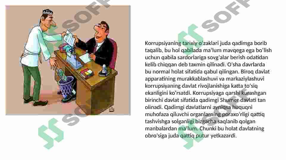 Korrupsiyaga qarshi kurashish 3