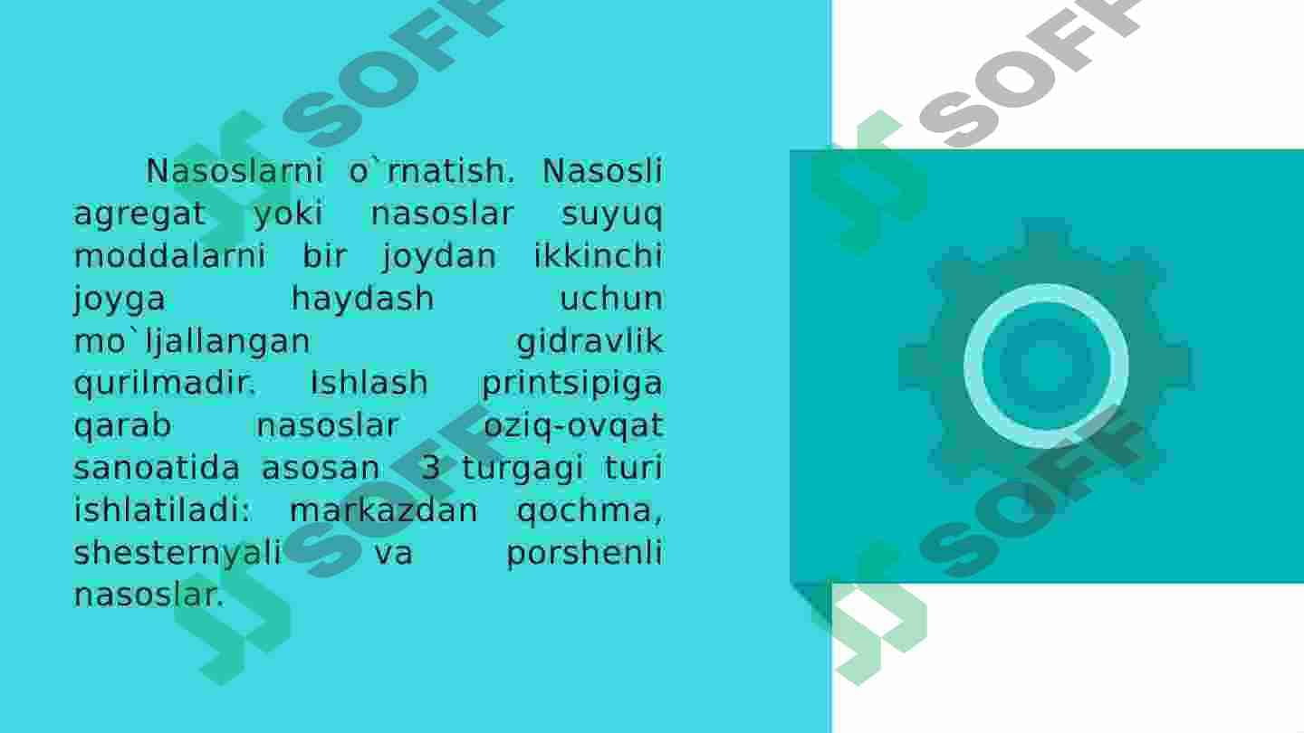 Markazdan qochma nasoslar 3