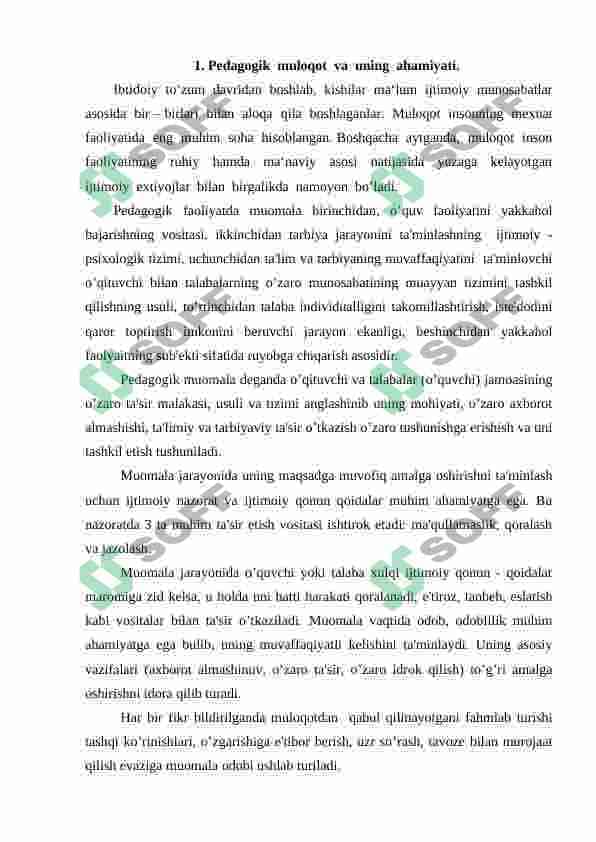 O’QITUVCHI KASBIY FAOLIYATIDA MULOQOT MADANIYATI VA PSIXOLOGIYASI 3