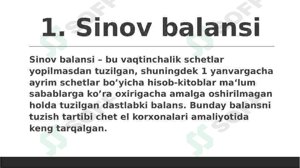 Sinov balansi 3