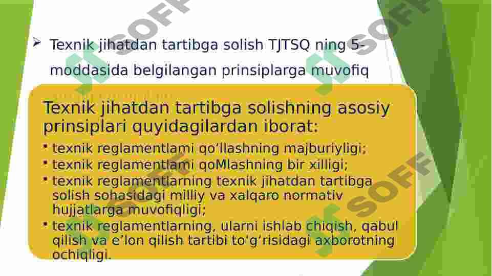 Texnik jihatdan tartibga solish va standartlashtirishning texnik me'yorlash asoslari. 3