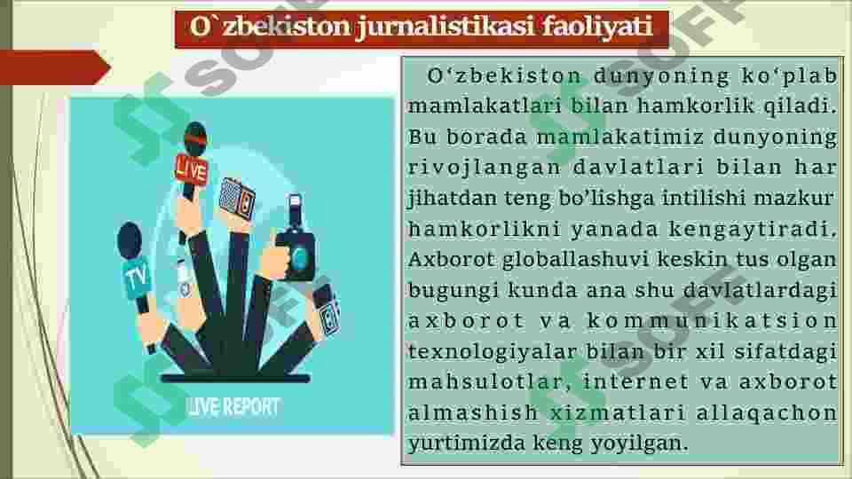 Milliy va xorijiy OAVning o'zaro qiyosiy tahlili 3