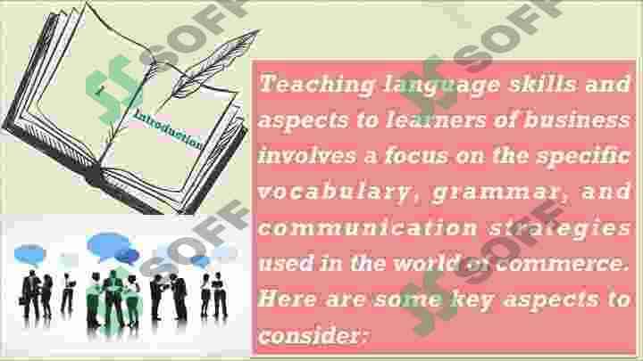 Teaching language skills and aspects to learners of business and economics 3