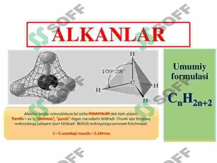 Alkanlar va ularning xossalari 3