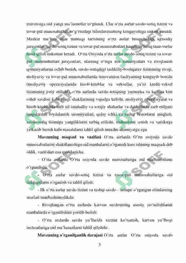 o'rta asrlarda savdo munosabatlari 3