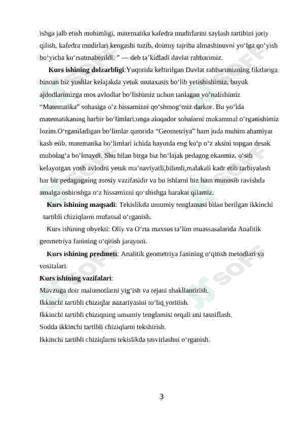 Ikkinchi tartibli chiziqlarning tenglamasiga ko‘ra yasash. 3