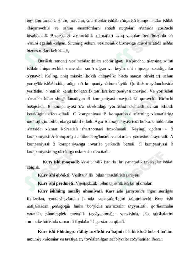 Vositachilik 3