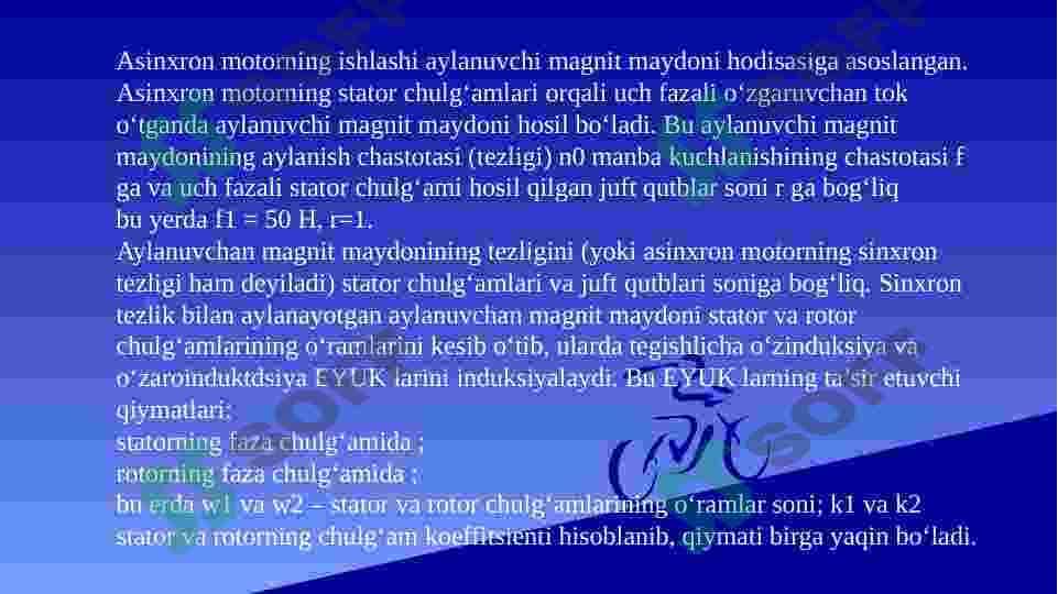 Uch fazali qisqa tutashtirilgan uch fazali motorlar 3
