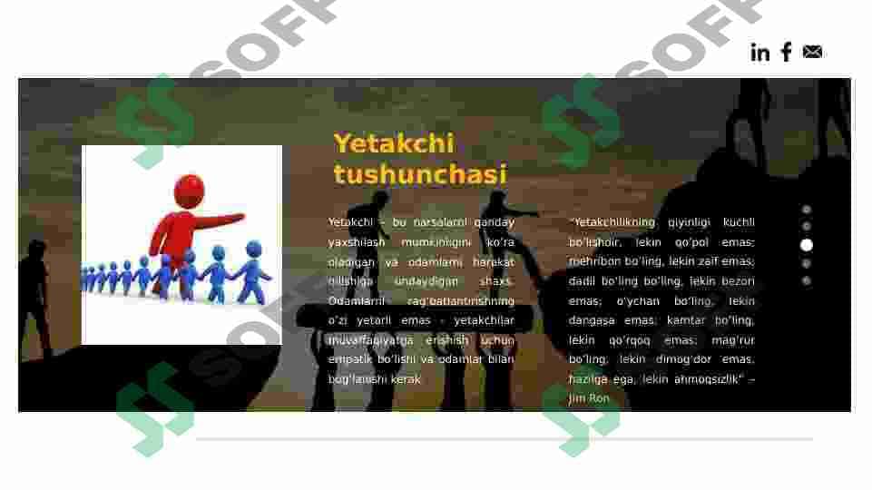Yetakchilikni rivojlantirish 3