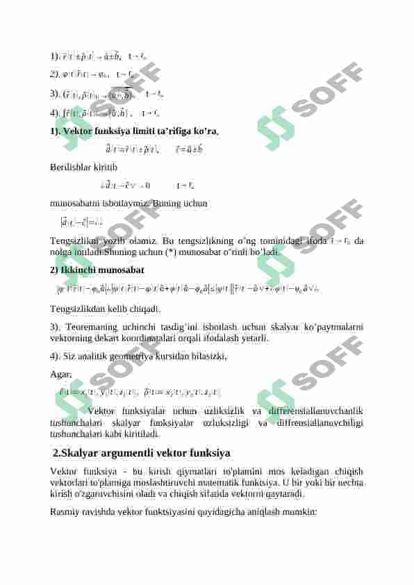 VEKTOR Funksiyalar 3