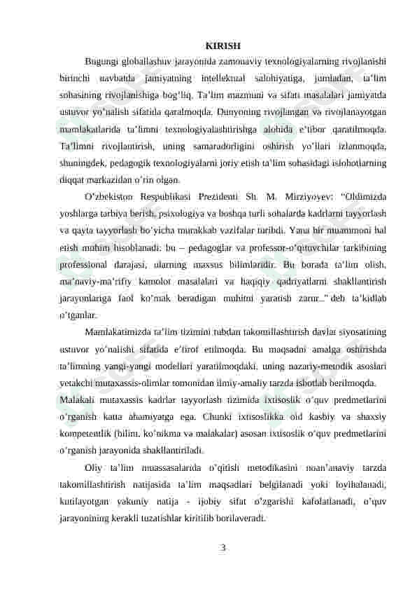 KREATIV PEDAGOGIKA FANINI O’QITISH METODLARINING O’ZIGA XOS XUSUSIYATLARI 3