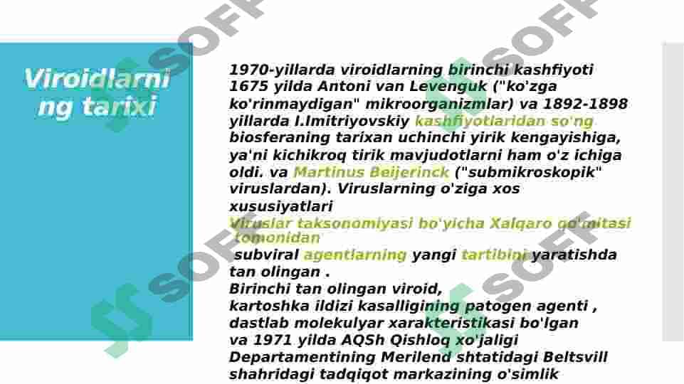 Viroidlar va ularning ahamiyati 3