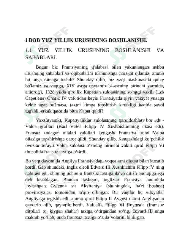 «Fransiyada markazlashgan davlatning tashkil topishi mavzusini oʻqitishda “Tarixiy diktant” metodidan foydalanish» 3