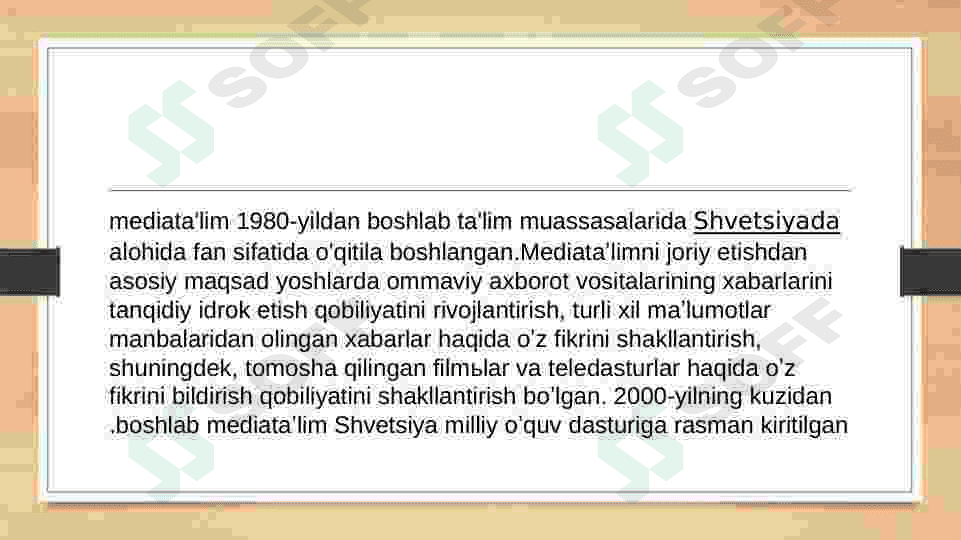 Dunyo mamlakatlaridagi media va axborot savodxonligi taraqqiyoti 3