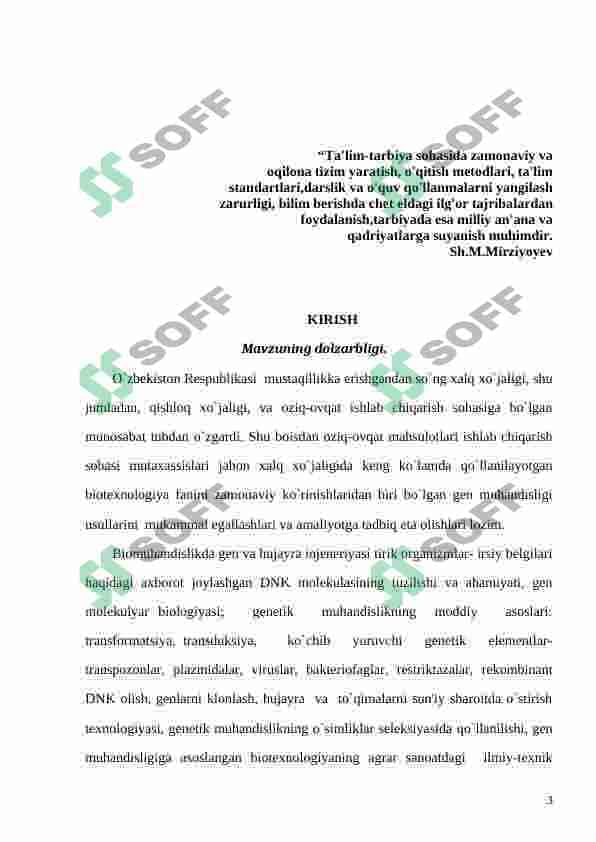 Gen injineryasining asosiy vazifalari 3