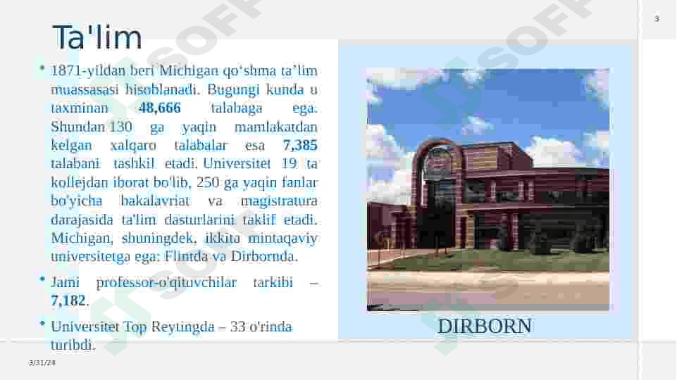 Michigan Universiteti 3