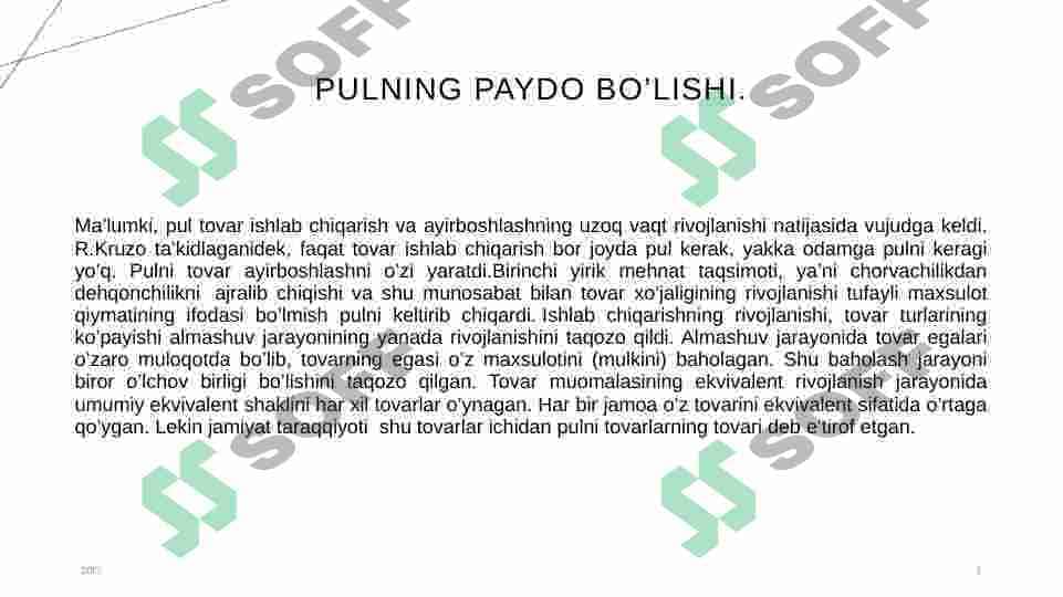 pul mohiyati 3