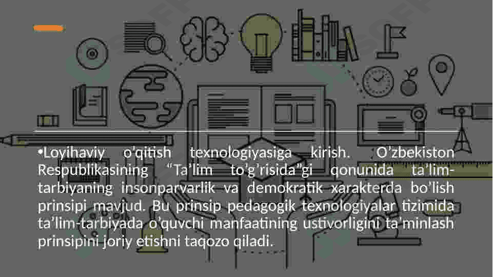Informatika fanlarining mazmunini loyihalashtirish 3