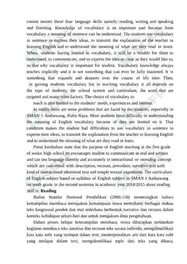 GUESSING VOCABULARY FROM CONTEXT IN READING TEXTS 3
