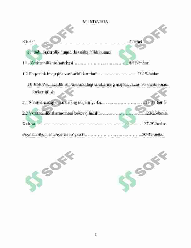 Vositachilik huquqi 3