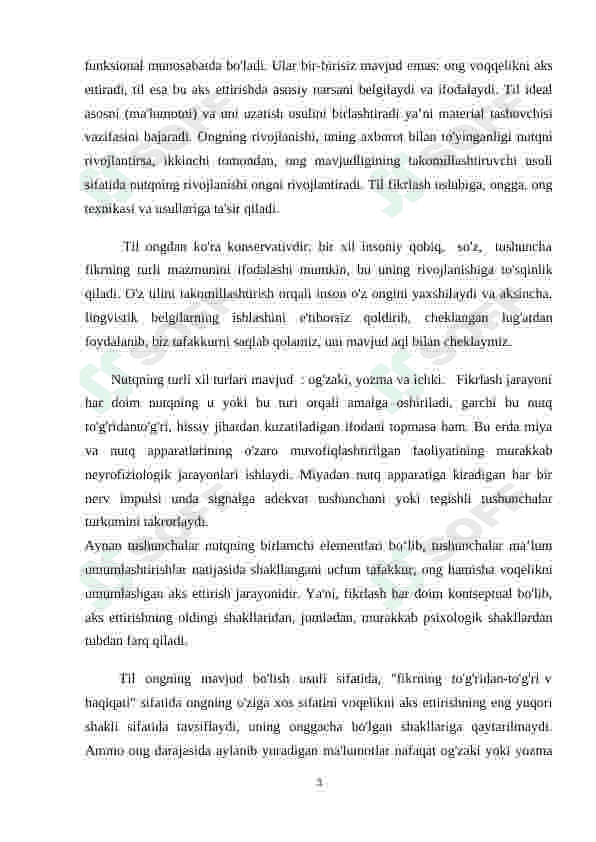 Til va ong munosabatlari 3