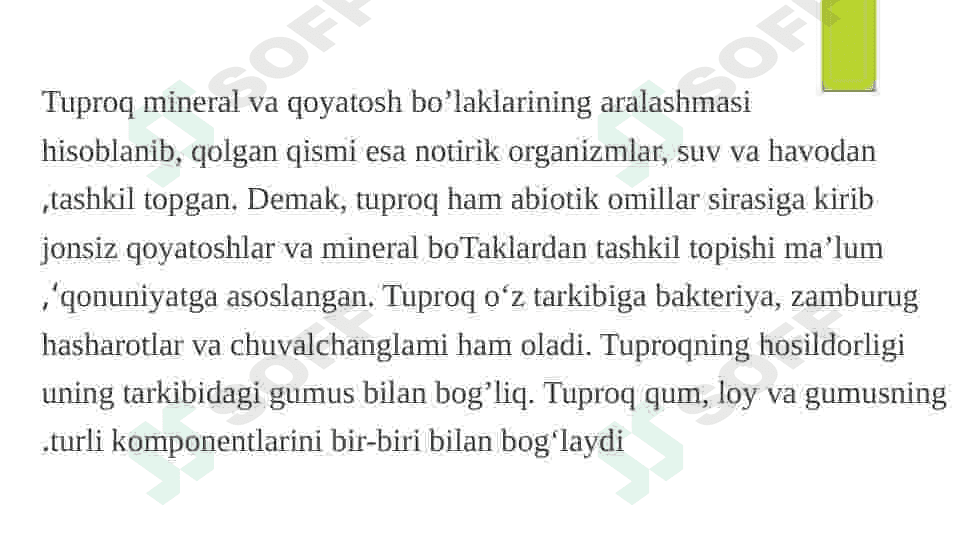Tuproq resurlari va ularning ifloslanishi 3