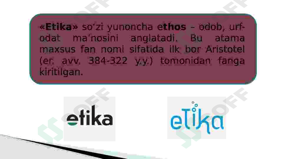 Axloq  falsafasi (Etika) 3