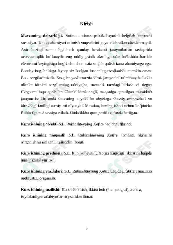 Xotira turlari 3