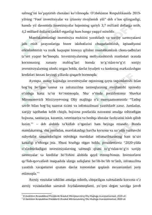 Asosiy vositalar tahlili va uni takomillashtirish 4