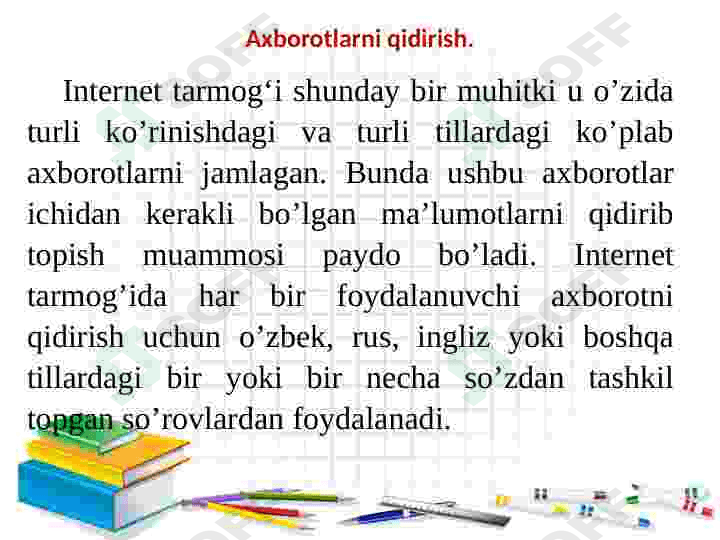 Axborot qidiruv tizimlari 4