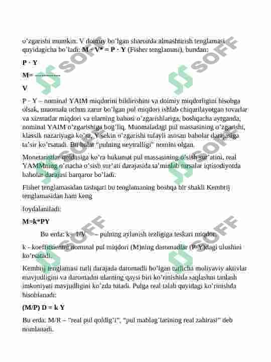 pul bozorida muvozanat 4