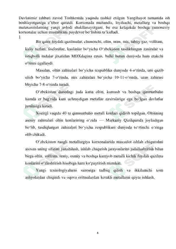 Oltin ajratib olishda sianlash usulidan foydalanish 4