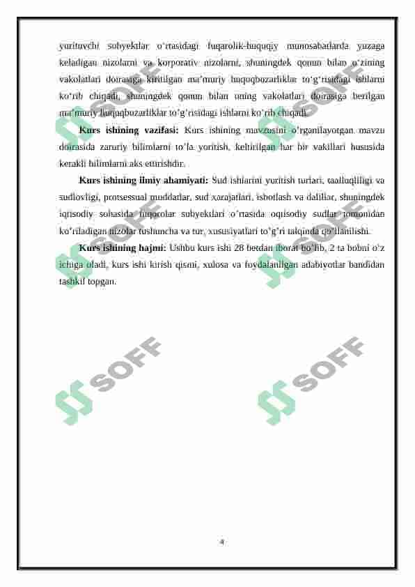 Iqtisodiy sud ishlarini yuritish ishtirokchilarning tarkibi va xususiyatlari 4