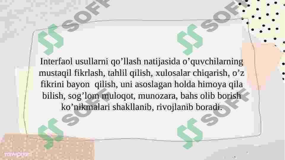 OʼQITISHNING INTERFAOL METODLAR 4