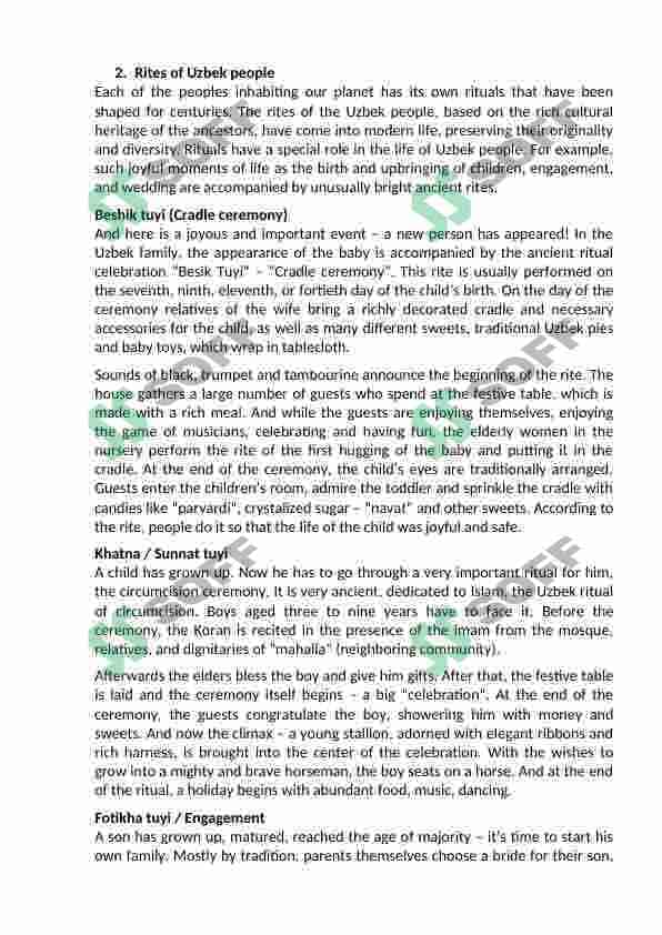 customs and habits of uzbekistan 4