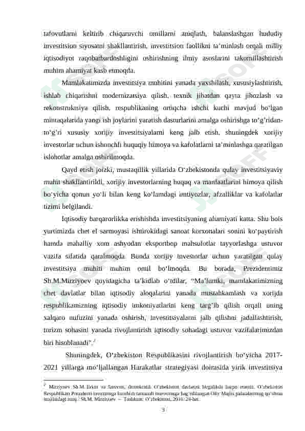 Investitsion jarayonning mohiyati va ijtimoiy iqtisodiy taraqqiyotda tutgan o'rni 4