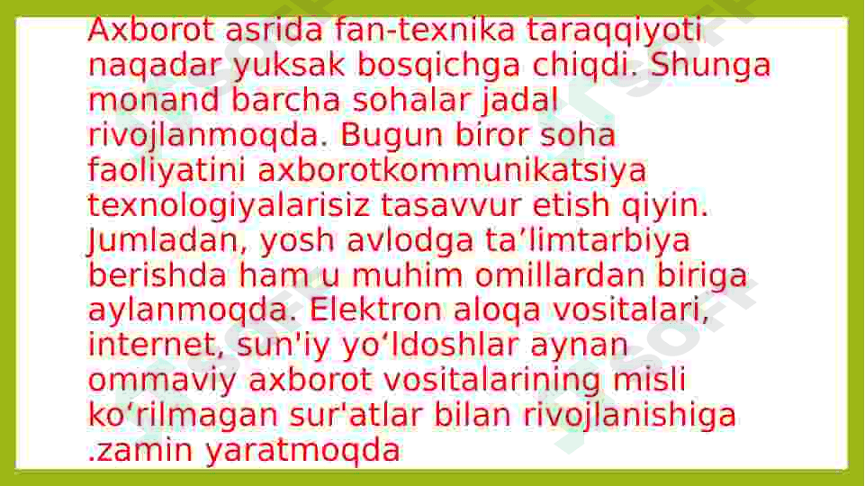Mediata'lim-ommaviy kommunikatsiya mahsuli sifatida 4