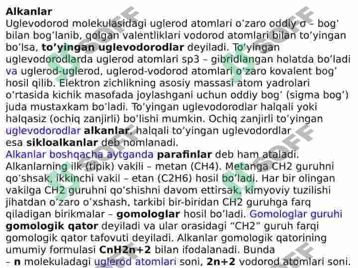 Alkanlar va ularning xossalari 4