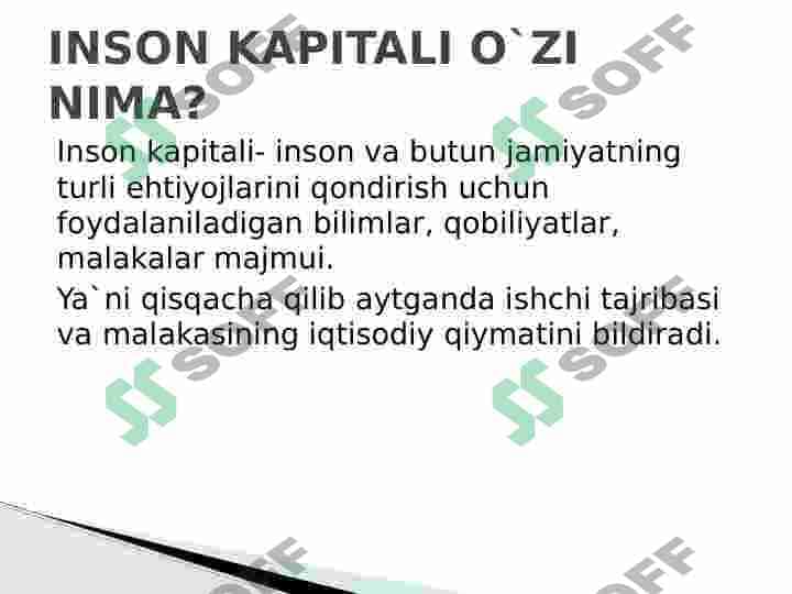 Inson kapitali va uning tarkibi 4
