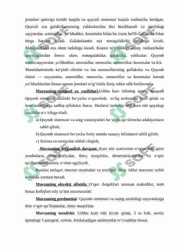 Quyosh sistemasi 4