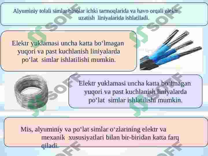 Elektr tarmoqlariga kabellar yotkizish 4