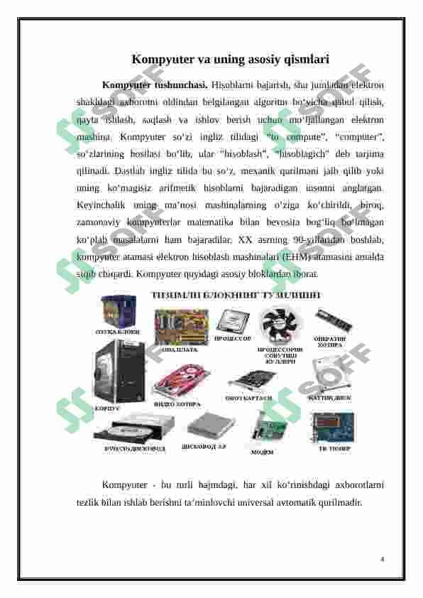 Monitor va sichqoncha qurilmalarining turlari va vazifalari 4