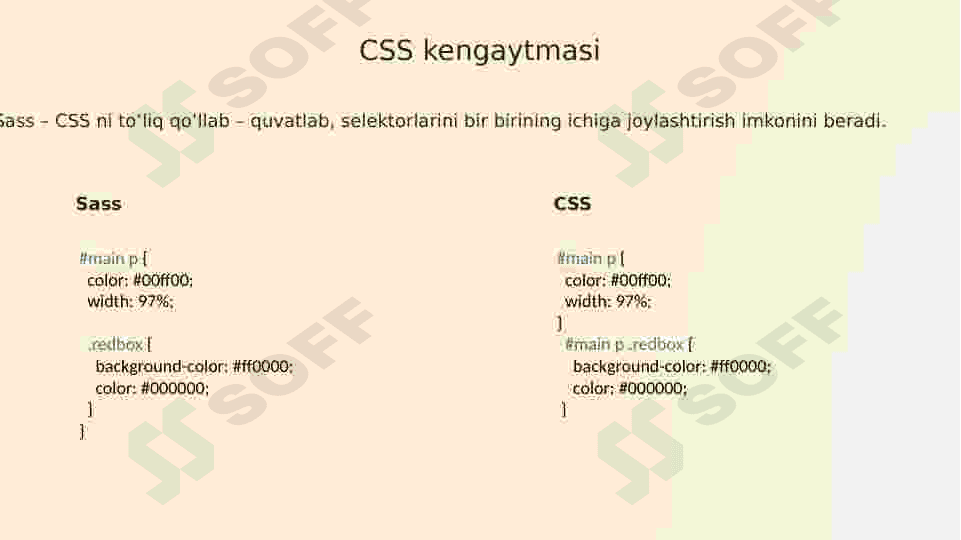Sass haqida va undan foydalanish 4