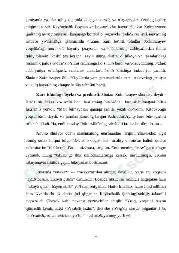 SHUKUR XOLMIRZAYEV ESSENAVIS 4